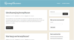 Desktop Screenshot of kersenpitkussens.com